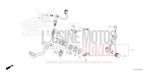 PEDALE CRF300LAS de 2025